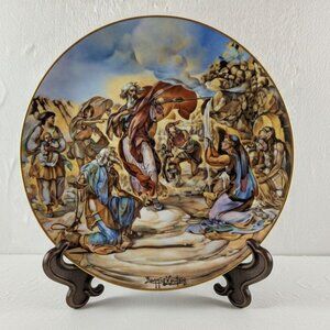 Royal Cornwall 1980 Water From the Rock Decorative Plate Religious Collectable